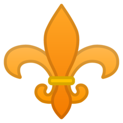 How Fleur-De-Lis emoji looks on Google.