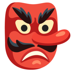 Bagaimana emoji Goblin kelihatan di Google.