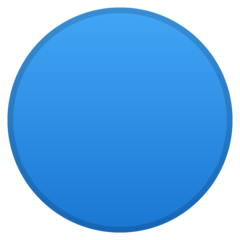 עיגול כחול אמוג'י 🔵