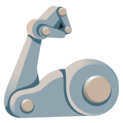 How Mechanical Arm emoji looks on Google.