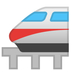 How Monorail emoji looks on Google.