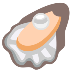 How Oyster emoji looks on Google.