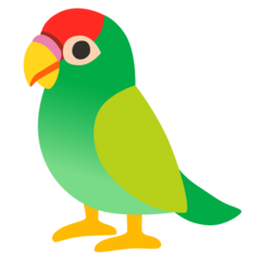 How Parrot emoji looks on Google.