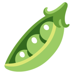 How Pea Pod emoji looks on Google.