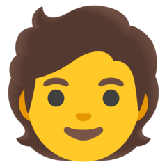 How Person emoji looks on Google.