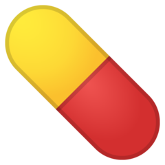 How Pill emoji looks on Google.