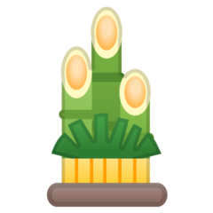 How Pine Decoration emoji looks on Google.