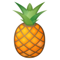 Wie Ananas Emoji auf Google aussieht.