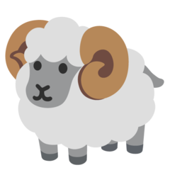 How Ram emoji looks on Google.