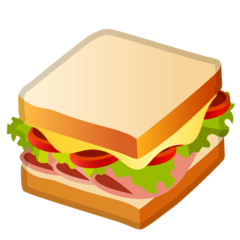 How Sandwich emoji looks on Google.