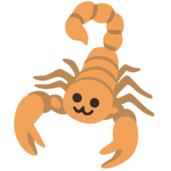 How Scorpion emoji looks on Google.