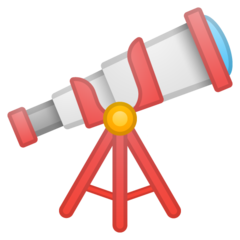 How Telescope emoji looks on Google.