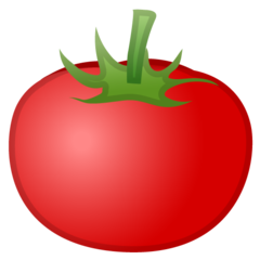 Como o emoji do Tomate é exibido no Google.