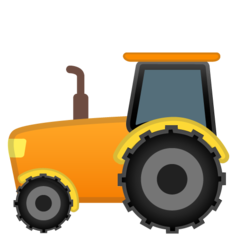 A quoi ressemblent les emoji Tracteur sur Google.