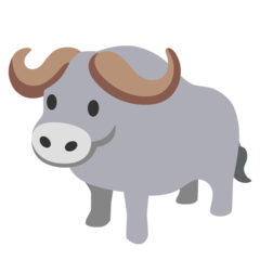 How Water Buffalo emoji looks on Google.