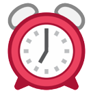 How Alarm Clock emoji looks on Htc.