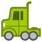 Bagaimana Articulated Lorry emoji terlihat di Htc.