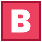 B Button (Blood Type) Emoji 🅱️