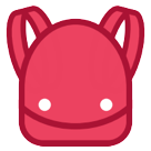 How Backpack emoji looks on Htc.