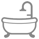 Bagaimana Bathtub emoji terlihat di Htc.