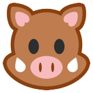 Bagaimana Boar emoji terlihat di Htc.