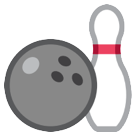 How Bowling emoji looks on Htc.