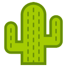 Hoe Cactus emoji eruit ziet op Htc.