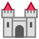 How Castle emoji looks on Htc.