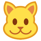 Bagaimana Cat Face emoji terlihat di Htc.