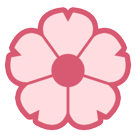 How Cherry Blossom emoji looks on Htc.