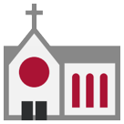 Bagaimana Church emoji terlihat di Htc.