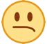 How Confused Face emoji looks on Htc.