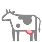 Bagaimana Cow emoji terlihat di Htc.