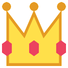 How Crown emoji looks on Htc.