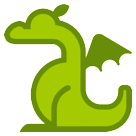 How Dragon emoji looks on Htc.