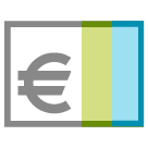 How Euro Banknote emoji looks on Htc.