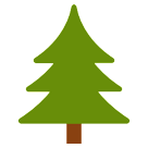 How Evergreen Tree emoji looks on Htc.