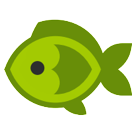 How Fish emoji looks on Htc.