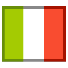 Hoe Vlag: Italië emoji eruit ziet op Htc.