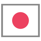 Bagaimana Flag: Japan emoji terlihat di Htc.