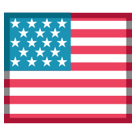 Hvordan Flag: USA emoji ser ud på Htc.