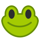 How Frog emoji looks on Htc.