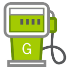 Bagaimana Fuel Pump emoji terlihat di Htc.