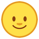 Hoe Volle maan met gezicht emoji eruit ziet op Htc.