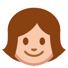 How Girl emoji looks on Htc.