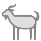 How Goat emoji looks on Htc.