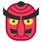 How Goblin emoji looks on Htc.