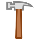 Bagaimana Hammer emoji terlihat di Htc.