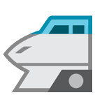 How High-Speed Train emoji looks on Htc.