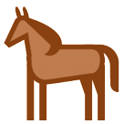 Hoe Paard emoji eruit ziet op Htc.